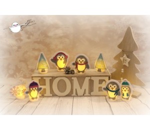 ITH - LED Teelichthülle Pingu Party